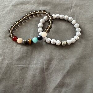 Beaded Bracelet Set in Multicolor